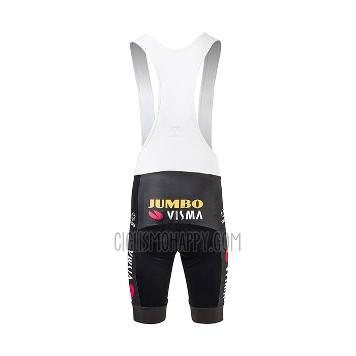 Jumbo Visma Cycling Jersey Bib Short 2021 Short Sleeve Red